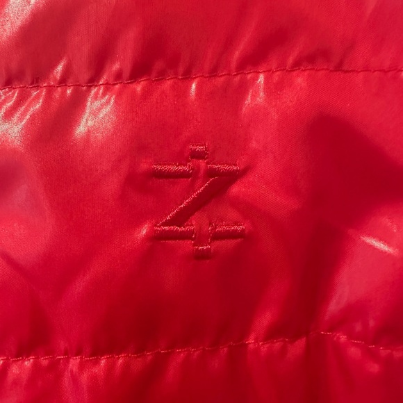 IZOD Women's Quilted Puffer Jacket Bright Pink Full Zip Stand Collar Size L - Picture 2 of 7